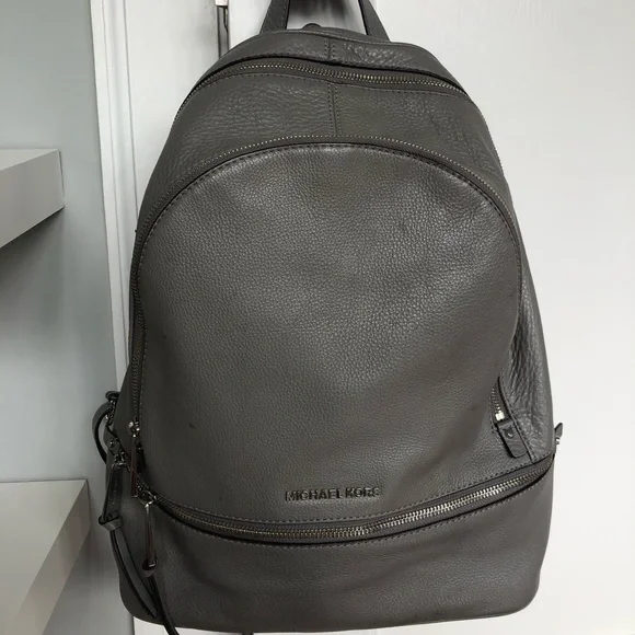 Michael Kors | Bags | Michael Kors Rhea Medium Backpack Grey  display picture 2